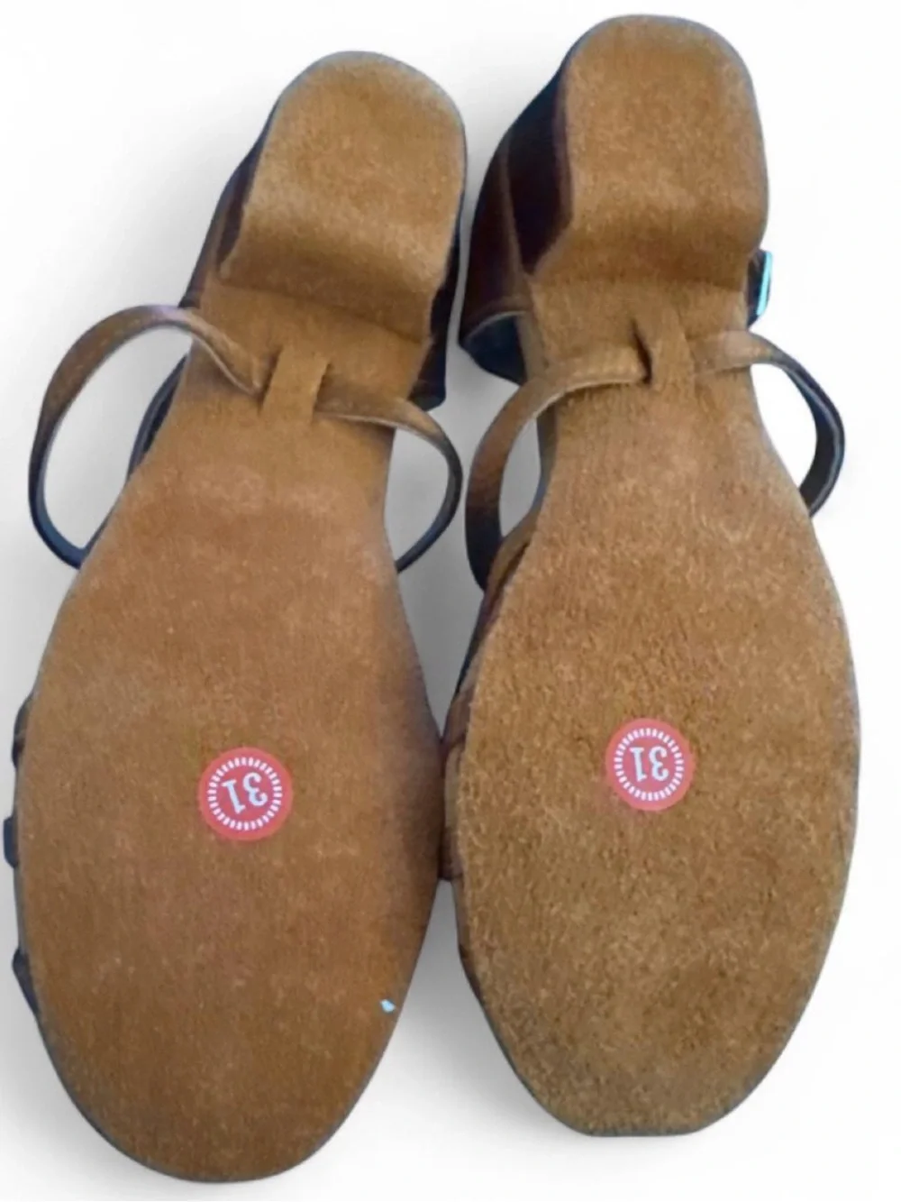 Kids Braided Satin Dress Sandals in Brown